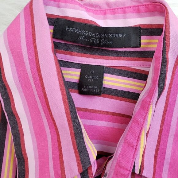 Express striped dress shirt - Picture 2 of 3